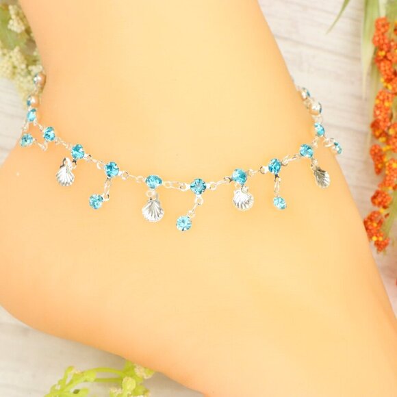 "Handmade Anklet – Elegant & Delicate Jewelry for Women | UNVRC1298 - Picture 5 of 10